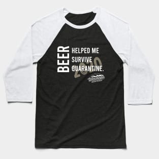 Beer Helped Me Survive Baseball T-Shirt